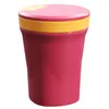 Waterflessen 450 ml Student Magnetron Ontbijt Plastic Voedselcontainer Soepkop Met Opvouwbare Lepel