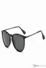 Lunettes de soleil classiques vintage hommes femmes monture en métal lunettes de qualité supérieure lunettes gafas lunettes de soleil léopard noir mat avec étuis1428475