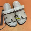 Chypre Sandaler för kvinnors klassiska läder Sandal Summer Casual Slides Shoes Flat Walking Slipers Sliders Storlek 35-42