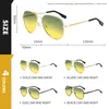 Moda Pilot Güneş Gözlüğü Erkekler için Polarize Polarize Pokromik Gece Gece Sürüş Gözlükleri Kadın Bukalemun gözlükleri Unisex Sonnenbrille 240325