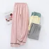 Women's Sleepwear Knitted Cotton Pajamas Pants For Ladies Spring And Autumn Long Trousers Loose Casual Homewear Women Pantalones