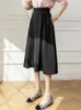 Skirts Vintage Midi Women 2024 Spring Summer High Waist Pleated Umbrella Skirt Fashions Y2k Female Korean Style Clothing