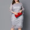 Formalna sukienka Plus Size Długa sukienka dla kobiet Odzież Jesienna spódnica na imprezę wieczorową Vestidos Ogromna elegancka sukienka 240320