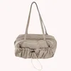 Trekkoord Dames Rits Sling Bag Multifunctioneel Veelzijdig Onderarm Casual Grote capaciteit Lichtgewicht Slouchy Reizen