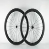 Cykelhjul 50mm fl kolklincher 700x25mm bred V bromsar ud matt svart cykel basalt ythjul hjul tubar cykel droppleverans s dhz6o