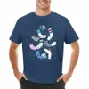 Lost Sock Party T-shirt Animal Prin for Boys koszulki graficzne Dostosowane koszule dla mężczyzn Q8GJ#