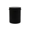 Potten 10 pcs/20 pcs DIY Black Metal Kaars Blikken 200 ml Ronde Containers met Deksels Thee Verpakking blikken Doos Food Grade