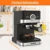 Aeom Mitt 20bar Press Maker com temperatura Display Milk Frother System pode fazer o café mais americano Cappuccino Espresso