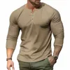 Herr Slim Fit LG Sleeve T-shirt Fitn kläder Casual Running Training Bottoms Tights High Elastic Drying Yoga Gym Y2JF#