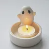 Candle Holders Halloween Ghost Holder Ceramics Candlestick Scented Hanging TeaLight Wedding Angel Table