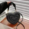 Suitcases RBS1 Fashion Love Heart Shape Shoulder Small Handbags Designer Crossbody Bags For Women Solid