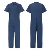 Fi Short Sleve Solid Color Sails Pants Streetwear Zip Pocket Laper Phemsuit Workwear Works Slusers Clothers for Men S2HE#