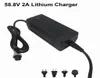 588V 2A litium ebike -laddare för 52V 14s Liion Electric Bike Scooter Bicycle Charger GX16 med FAN7565099
