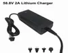 Chargeur Ebike 588V 2A Lithium pour le chargeur de vélo Scooter 52V 14S Chargeur de vélo de scooter GX16 avec fan7565099