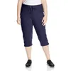 Pantalon grande taille pour femmes, pantalon court extensible avec cordon de serrage, pantalon de survêtement de Yoga