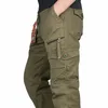 Printemps Cargo Pantalon Hommes Multi Poches Militaire Pantalon Tactique Vêtements Pour Hommes Streetwear Armée Pantalons Droits Casual Lg Pantalon N6FQ #