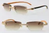 2022 neue Metall Randlose Mann Frauen Sonnenbrille Original Holz Mix Micropaved Diamant Set Frau Sonnenbrille Männliche und Weibliche Fahren F4879923