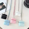 レザーデザイナーエアポッドケース1 2 3プロの高級エアポッドケースカバーブランドTWOCファッションAirPods1 AirPods2 AirPods3 AirPods Pro Luxury Case with Box Black Pink Yellow