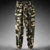 Autumn Camoue Joggers Sweatpants Men's Sweatpants Basic Elastic Waist Jogger Pant DrawString Tactical Cargo Trousers 46ZJ#