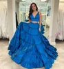 Crop Top Senior Prom Dress Golden Globes Award Dwuczęściowy marszczenie taffeta zimowa wiosna wiosna formalna gala koktajlowa