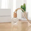 Stock Car Hanging Glass Bottle Empty Perfume Aromatherapy Refillable Diffuser Air Fresher Fragrance Pendant Ornament LT867