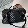 Tasarımcı Çanta En yüksek kaliteli moda lüks kadın seyahat çantası es dev seyahat çantası kapitone deri tote çanta siyah spor açık paketler duffel çantalar icare el çantası