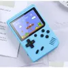 Portabla spelspelare Aron Handheld Console Player Retro Video kan lagra 500 i 1 spel 8 bit 3,0 tum Colorf LCD Cradle Z5D Drop Deli Otyus