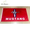 Accessoires drapeau de voiture Ford Mustang 2 pieds * 3 pieds (60*90 cm) 3 pieds * 5 pieds (90*150 cm) décorations de noël pour la maison drapeau bannière cadeaux