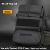 Väskor Militär Vest Bag JPC Tactical Vest Zipperon Pouch Ryggsäck Hunting Airsoft Shooting Molle Vest Plate Carrier Accessory Bag