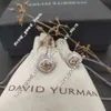 24SS Dy Desigers David Yurma Jewelry Top Quality Oreing Bringon Simple and Elegant Popular Woven Tweed Rope Fashion Ring David Earring Punk Jewelry Band Fashion David 858