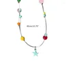 Kedjor Blue Star Pendant Halsband Collar ClaVicle Unika nacksmycken för sommarfest dagligen