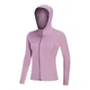 Flash -verzending Internet Celebrity Slimming Sports Dames Snel droog ademende rits ritsloop met lange mouwen slanke fiSs Jacket Yoga Suit top