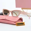 Óculos de sol de grife para mulheres e homens designer do mesmo estilo óculos de sol clássicos mulher marca olho de gato óculos de armação completa com caixa senhoras óculos de sol marrom lunette