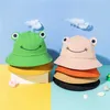 Chapeaux à larges bords Chapeaux de pêcheur Chapeaux à larges bords Chapeaux de seau Parent Enfant Chapeau de seau de grenouille Chapeau de pêche Panama Chapeau mignon de dessin animé Chapeau Bob pour hommes Chapeau de pêcheur de soleil en plein airC24326