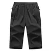 swobodne męskie spodnie cielęce Pants Mężczyźni Summer Mens Beach Krótkie spodnie Krótkie spodnie Homme Brand Ubranie Szybkie suche sport 97 O0CH#