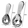 Coffee Scoops Stainless Steel Spoons Measuring Scoop For Ground Beans Tea Sugar Delicate Home Barista Tool