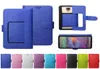 Universal Wallet Litch PU Flip Leather Case met creditcardsleuven voor 35 tot 60 inch 6 size mobiele telefoon Case7892615