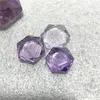 Colares Pingente de Alta Qualidade Cristal Estrela de David Natural Ametista Sem Buraco Ametrino Hexagrama Gemstone Magen Cura