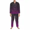 Bling Star Pigiama Set Spring Stars Are Out Tight Pop Galaxy Daily Sleepwear Maschile 2 pezzi Estetico Oversize Graphic Home Suit T0qY #