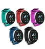 D18 Smart Watch Bracelet Waterproof Heart Rate Blood Pressure Color Screen Sport Tracker Smart WristBand Smartband Pedometer for I1990729