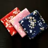 Mouchoirs Bandanas Durag style japonais belles femmes motif floral et lapin grandes serviettes carrées avec Hanks de haute qualité SY512 nouvellement arrivé Y240326