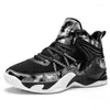 Basketball Shoes Fashion For Men High-top Actual Outdoor Sports Running Wear-resistant Light Sneakers Large Size 36-45