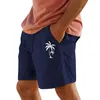Men's Shorts Sports Cotton Linen Casual Loose Pajamas Pocket Jogging Pants Pantalones De Mujer Cintura Alta
