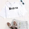 女性の戦車Camis Bichota Crop Top Bichota TシャツKarol G Crop Top Fan Gigh