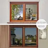 Fensteraufkleber, Einweg-Sichtschutzfolie, Wärmekontrolle, UV-blockierend, reflektierende Spiegeltönung für Zuhause, selbstklebend