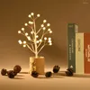 Table Lamps 30 Leds Tree Light Glowing Branch Night LED Suitable For Home Bedroom Wedding Party Christmas Decoration