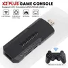 Joueurs de jeux portables Le nouveau bâton de jeu X2 Plus 4K console de jeu vidéo haute définition 2.4G double contrôleur sans fil bâton de jeu convient pour N64/P/1/GBA Q240326