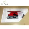 Tillbehör Japan Suzuki GSXR Motorcyklar Flagg 2ft*3 ft (60*90 cm) 3ft*150*150 cm) Storlek Juldekorationer för hemflaggbanare gåvor