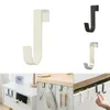 New 2Pcs S-Shaped Metal Hook Door Hanging Rack Gadgets Holders Shees Cabinet Storage Organizer Bathroom Accessories