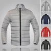 Cappotto invernale da uomo in peluche ispessito Parka con colletto alla coreana Cappotto da uomo caldo con cerniera spessa Cappotto imbottito per uomo h6qd #